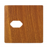 Placa p/ 1 Tomada Horizontal 4x4 - Novara Cumaru